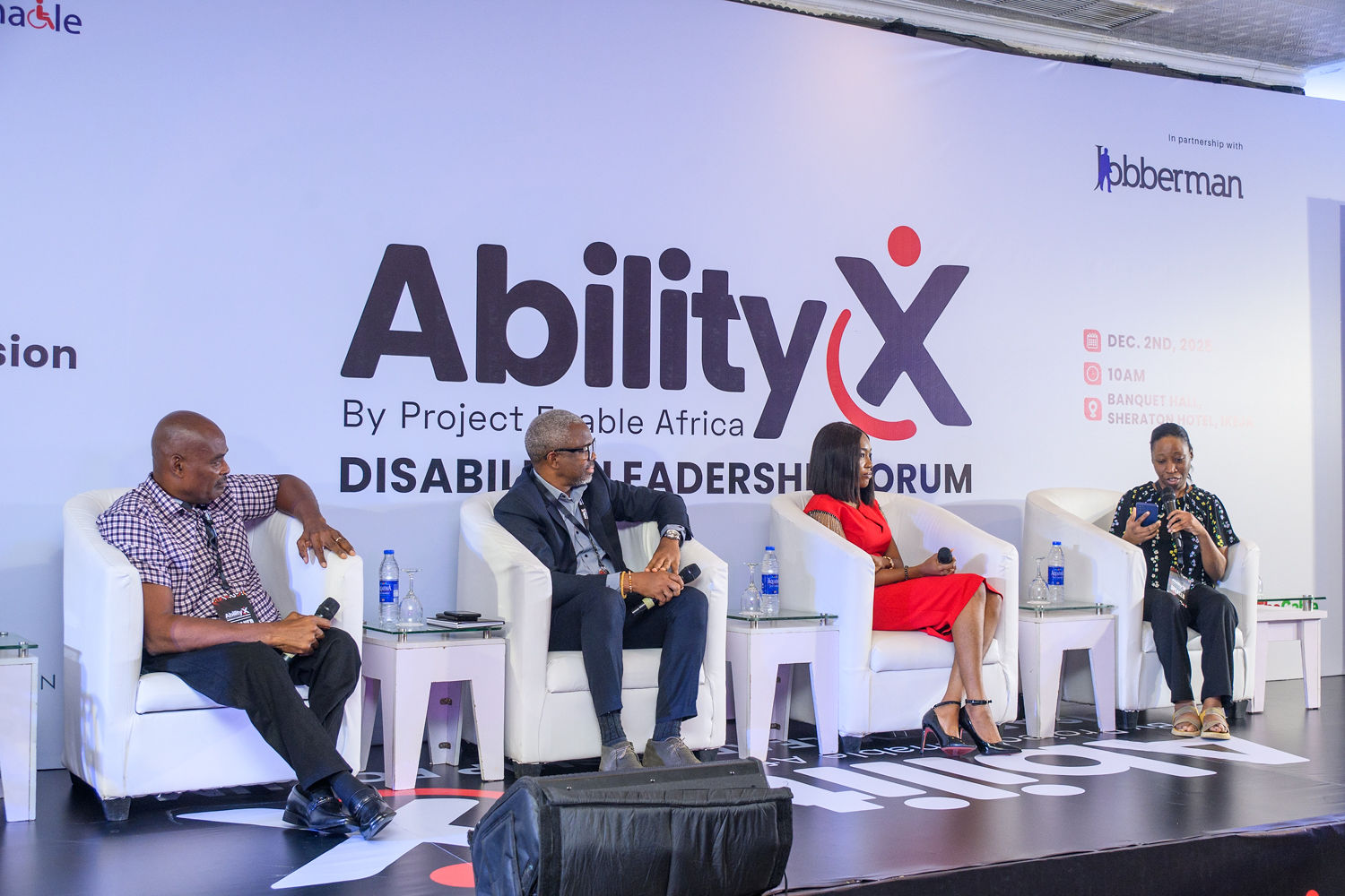 Panel conversation during AbilityX 1.0.